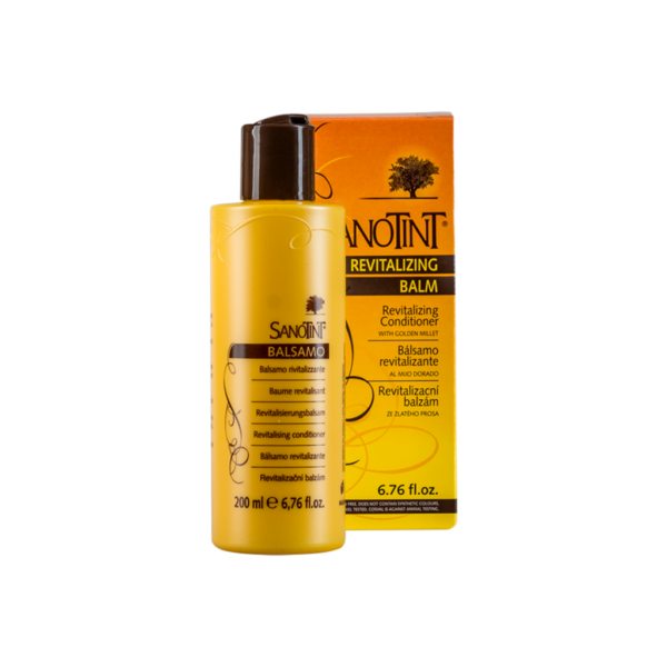 Atjaunojošs kondicionieris matiem ar zelta prosa, kalcija un biotīna ekstraktiem, Sanotint Revitalizing Conditioner
